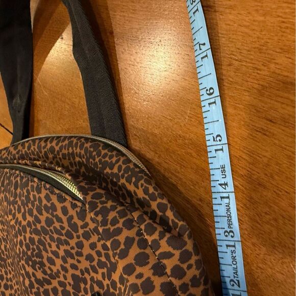 Stella & Dot Leopard Animal Print Lady Boss Backpack Mobwife Travel Laptop Bag - Picture 16 of 16